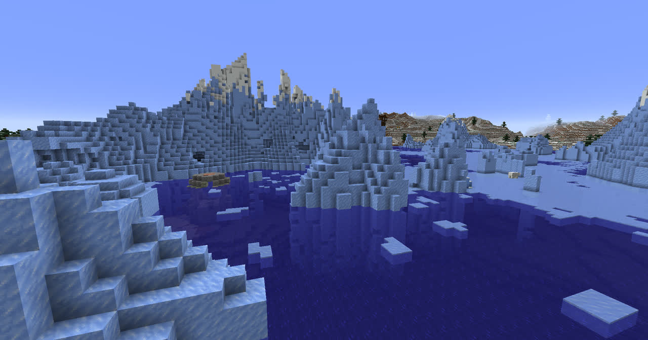 بایوم اقیانوس یخ زده در ماینکرفت