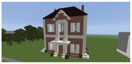 خانه سبک جورجیایی در ماینکرفت