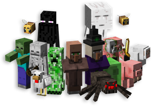 یه سری از ماب های ماینکرفت 