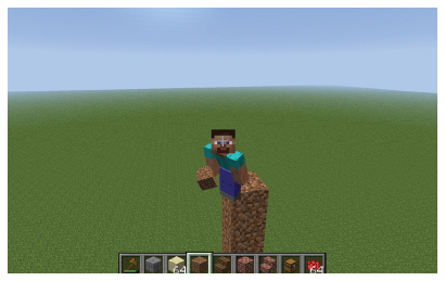 استفاده از دکمه شیفت برای جلوگیری از افتادن در ارتفاعات