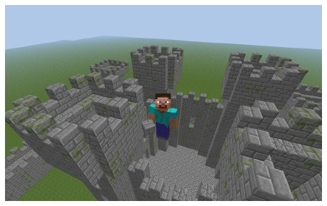 بازیکن در حال پرواز در حالت کریتیو