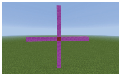 مشخص سازی قطر و مرکز برای ساخت دایره در ماینکرفت